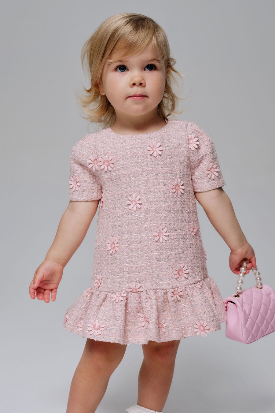 Baby Esra Boucle Dress