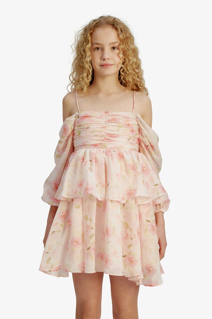 INAYA MINI DRESS in colour Pink Floral
