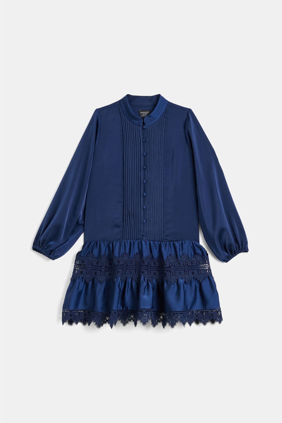 Girls Anie Satin Shirt Dress