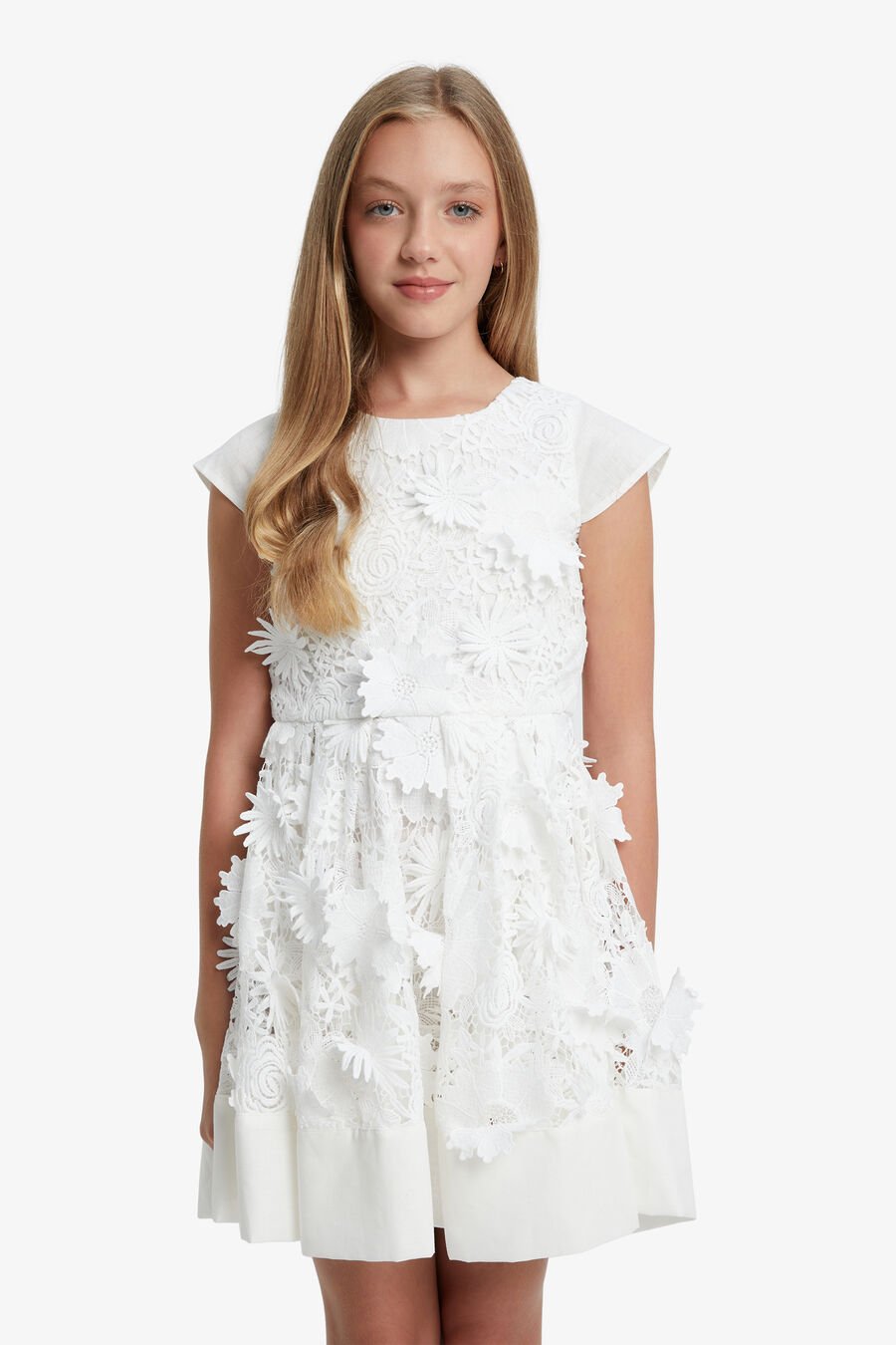 AVEN STARLET DRESS in colour ORCHIDWHT