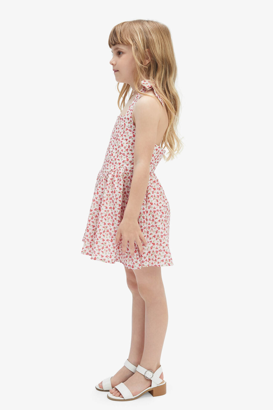 NAKITA DRESS in colour RED DITSY