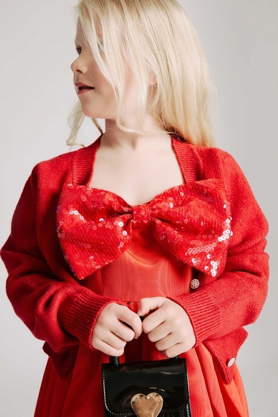 Girls Chloe Mini Bow Dress