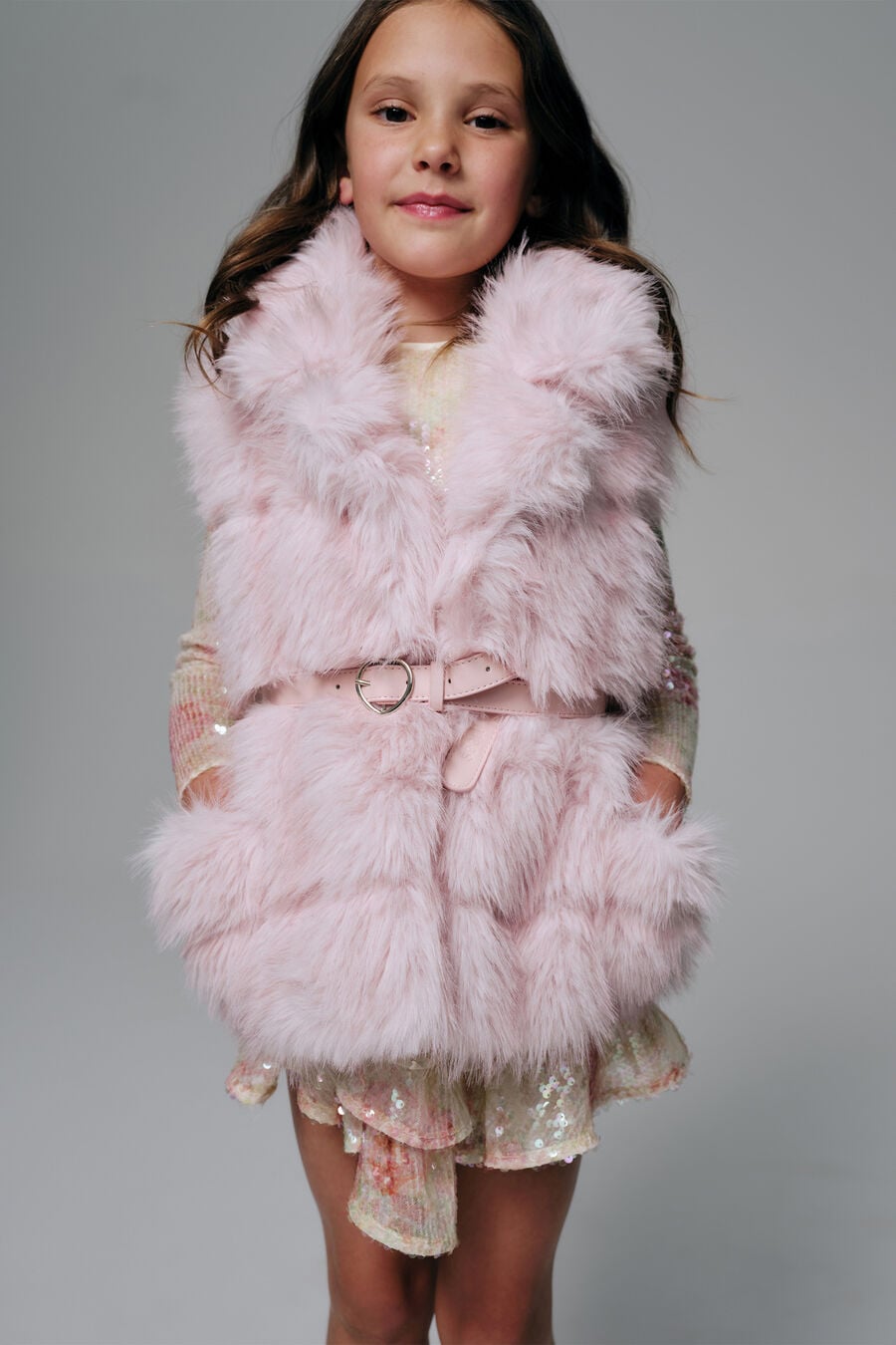 Girls Soraya Faux Fur Vest