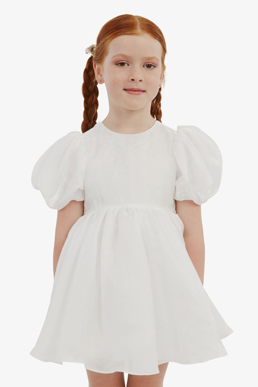 JULIET ORGANZA MINI DRESS in colour ORCHIDWHT