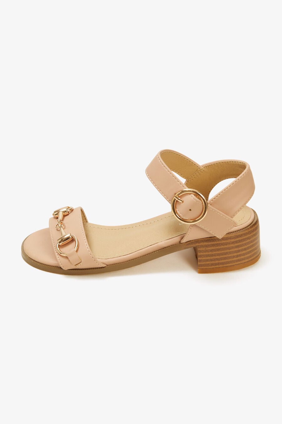 Girls Horsebit Heel