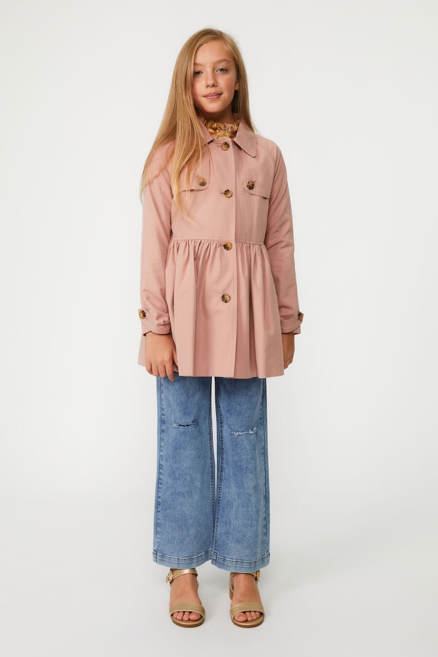 GIRLS MIA CLASSIC TRENCH