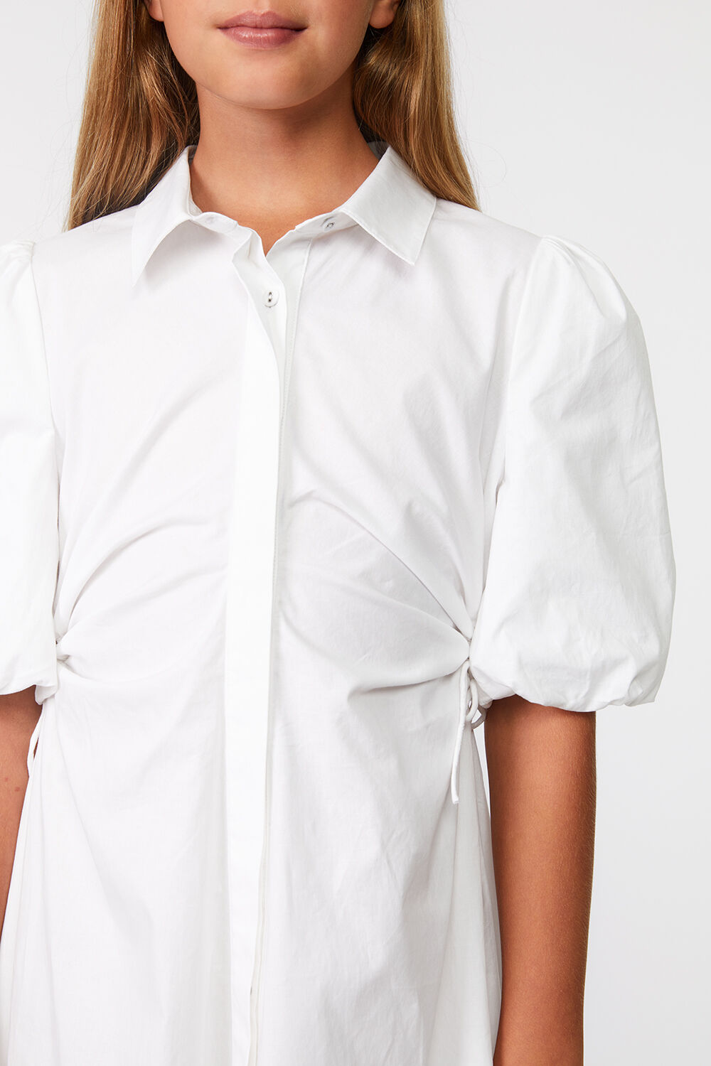 Girls white tshirt dress clearance