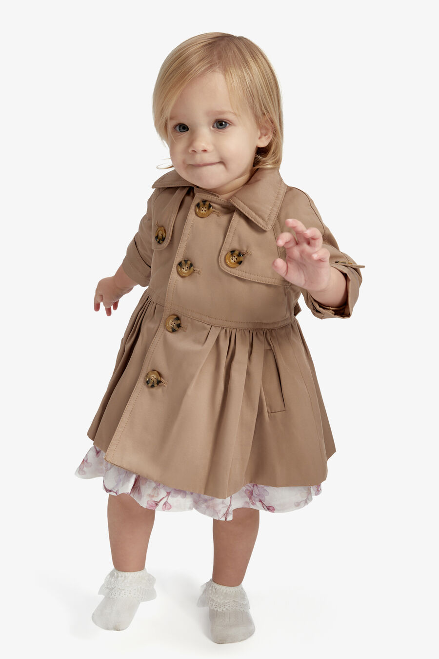 MIA CLASSIC TRENCH in colour TAN