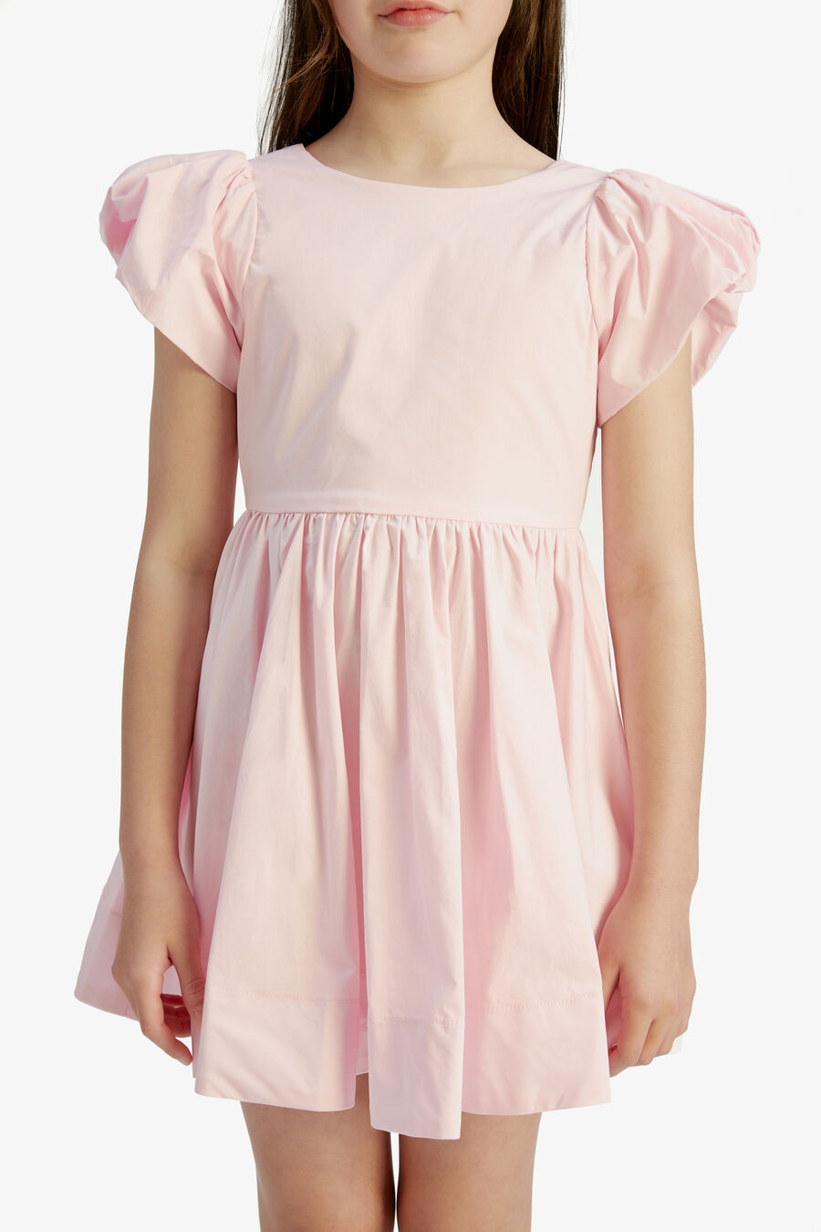 LANAI POPLIN DRESS in colour BLISS PINK