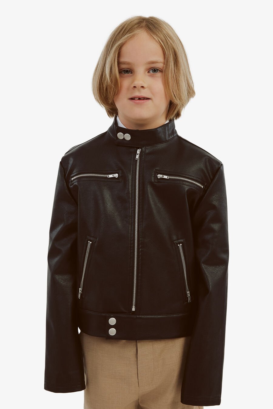 NILE JUNIOR BOMBER JACKET in colour BLACK