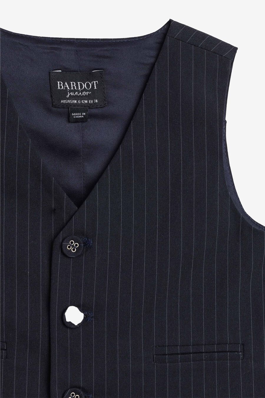 Baby Boy Charles Pin Stripe Vest