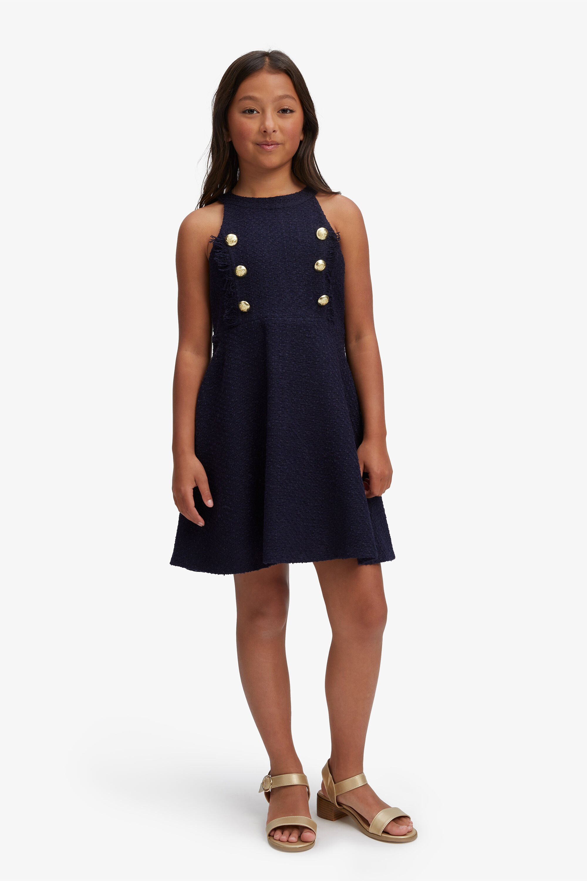 Bardot junior navy dress discount
