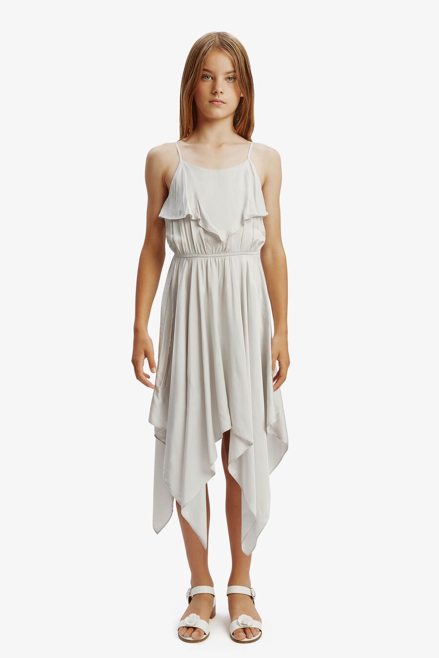 ADDY HANKY DRESS in colour SILVER