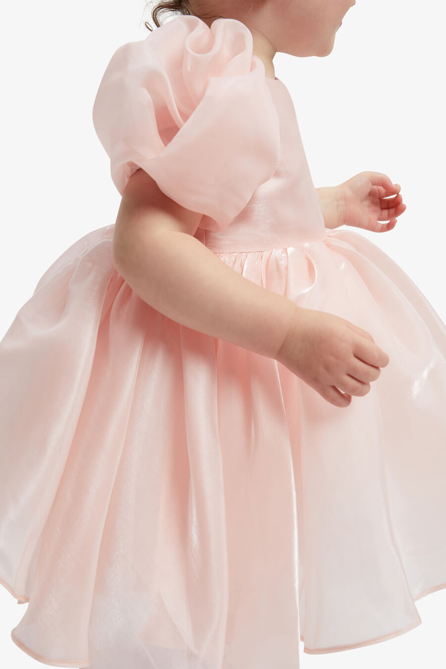 HALINA MINI DRESS in colour Powder Pink