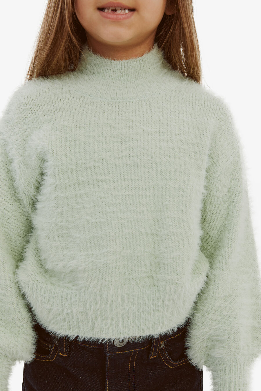 Girls Bell Sleeve Knit