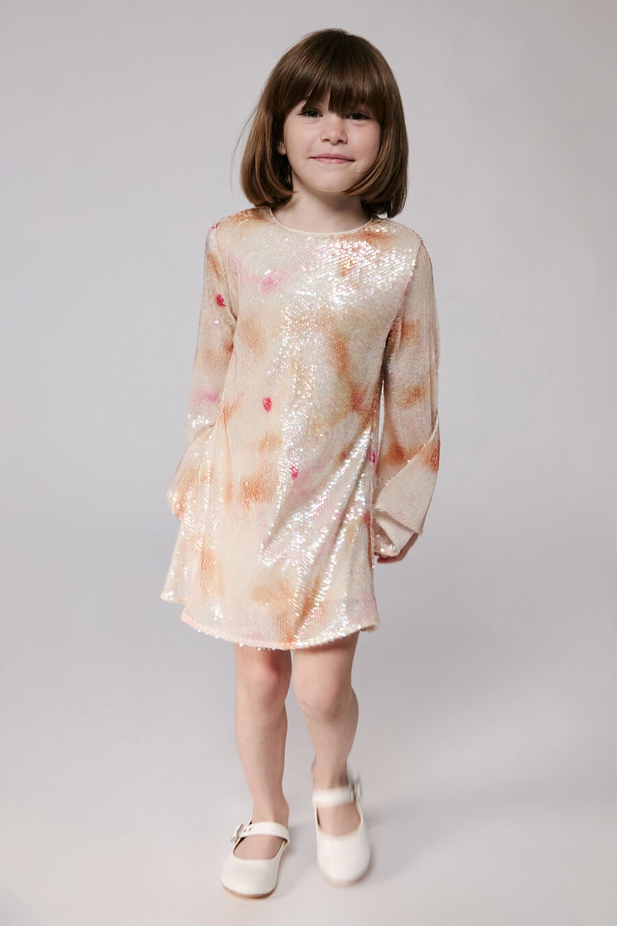 Girls Flora Sequin Dress