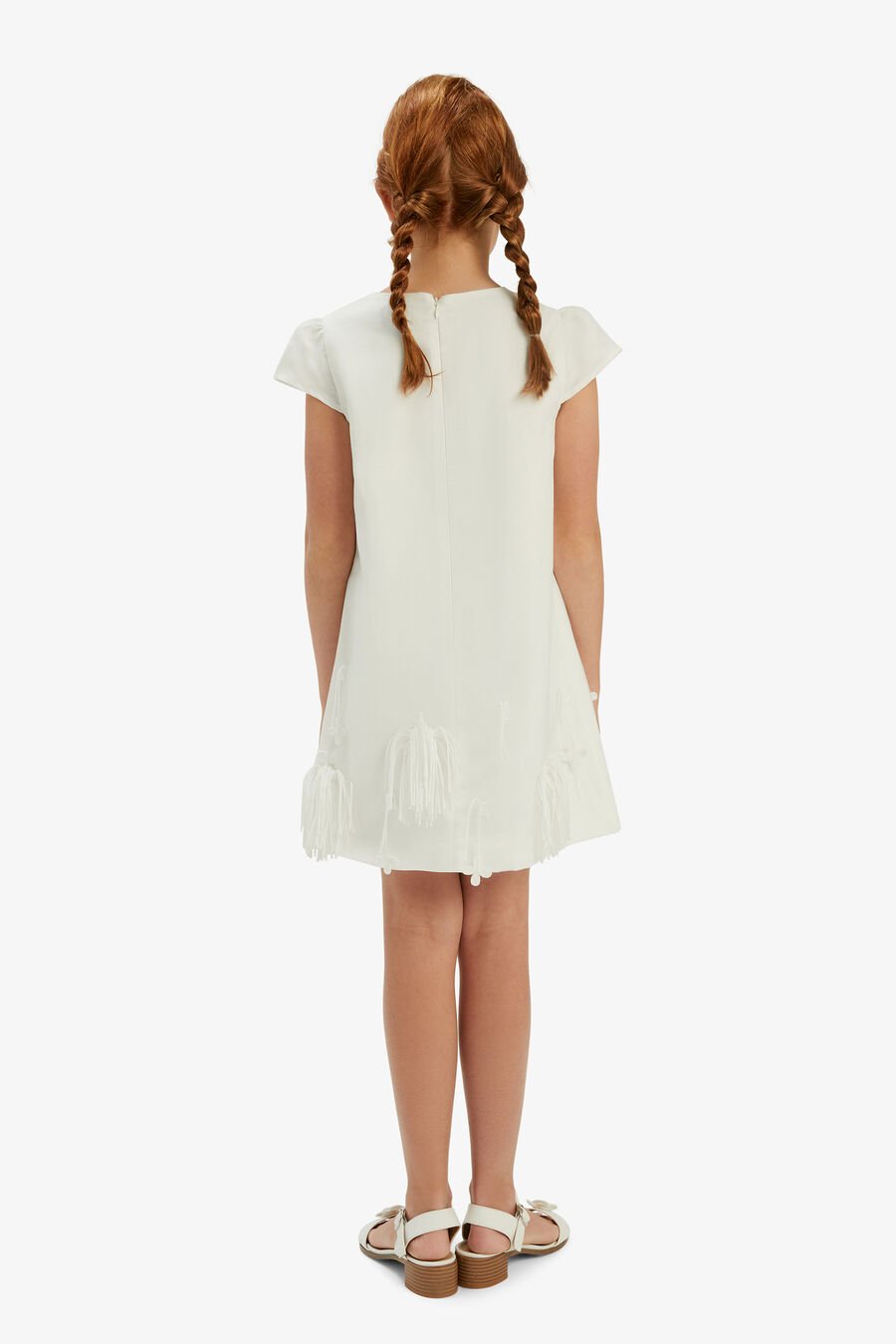 ZURI FLORAL DRESS in colour ORCHIDWHT