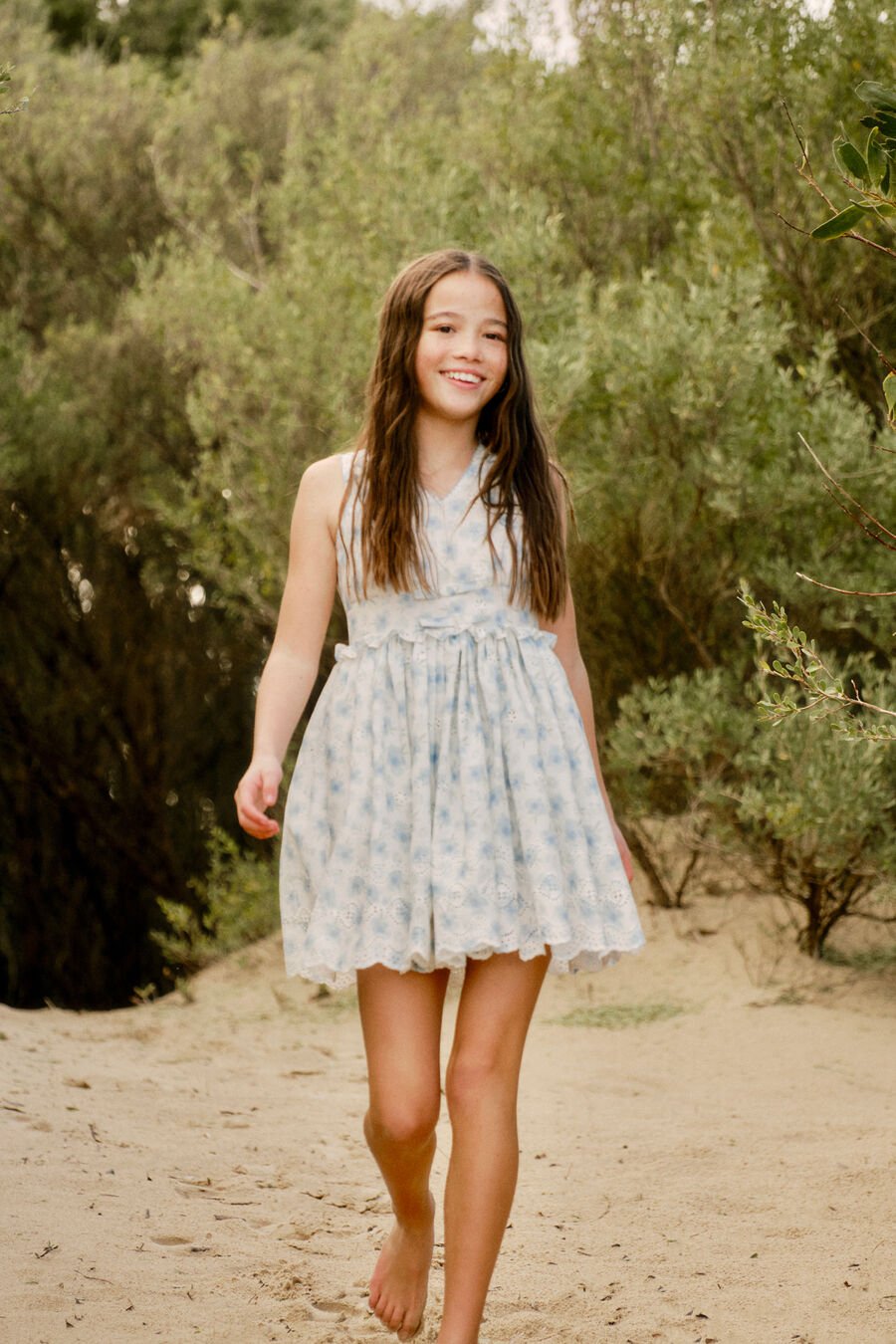 Girls Annie Floral Mini Dress