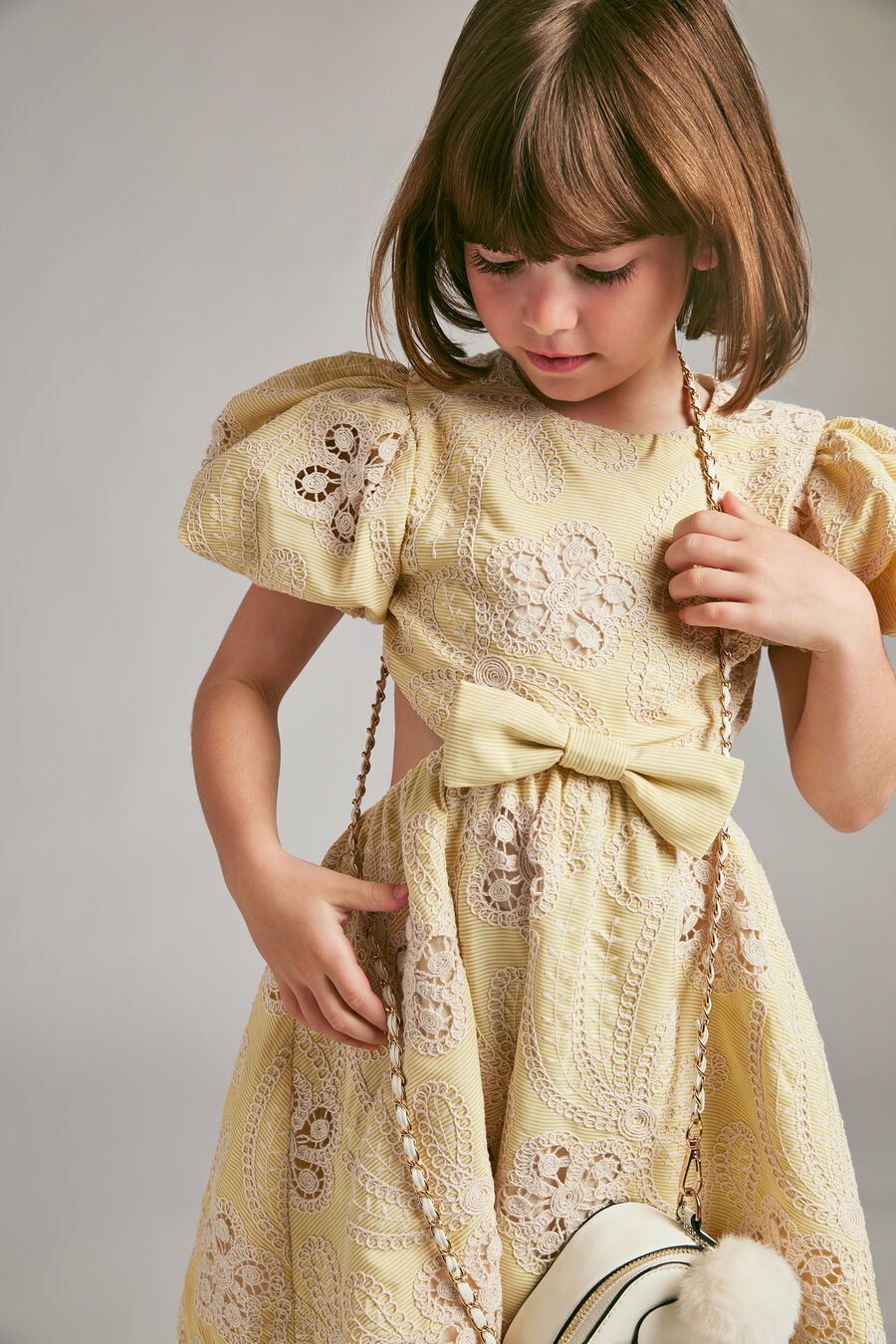 Girls Bella Stripe Mini Dress