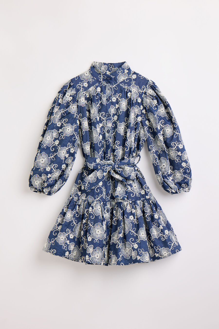 MACEY MINI SHIRT DRESS in colour Dark Denim