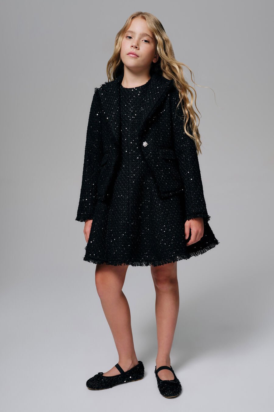 Girls Ava Boucle Blazer