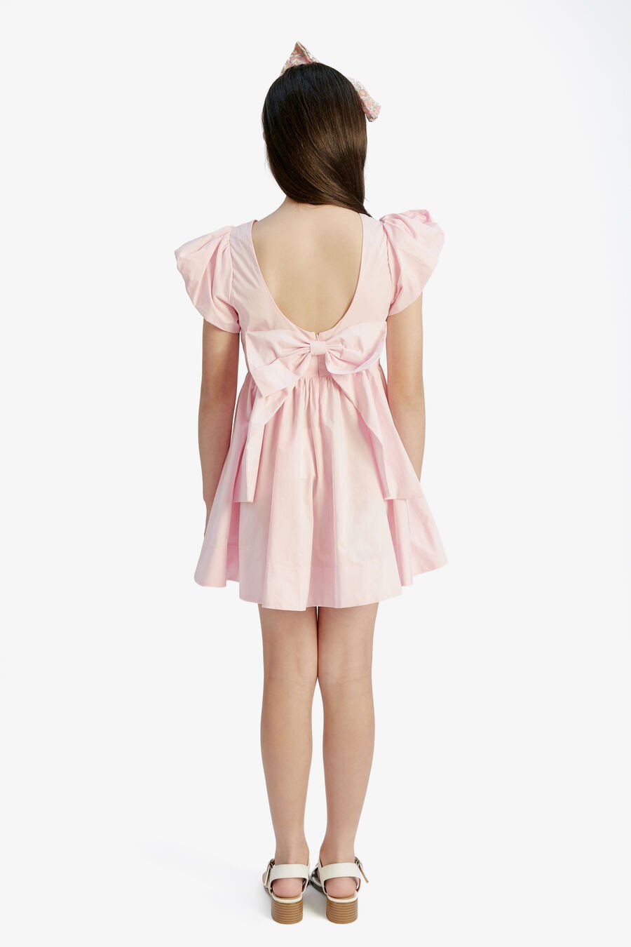 LANAI POPLIN DRESS in colour BLISS PINK