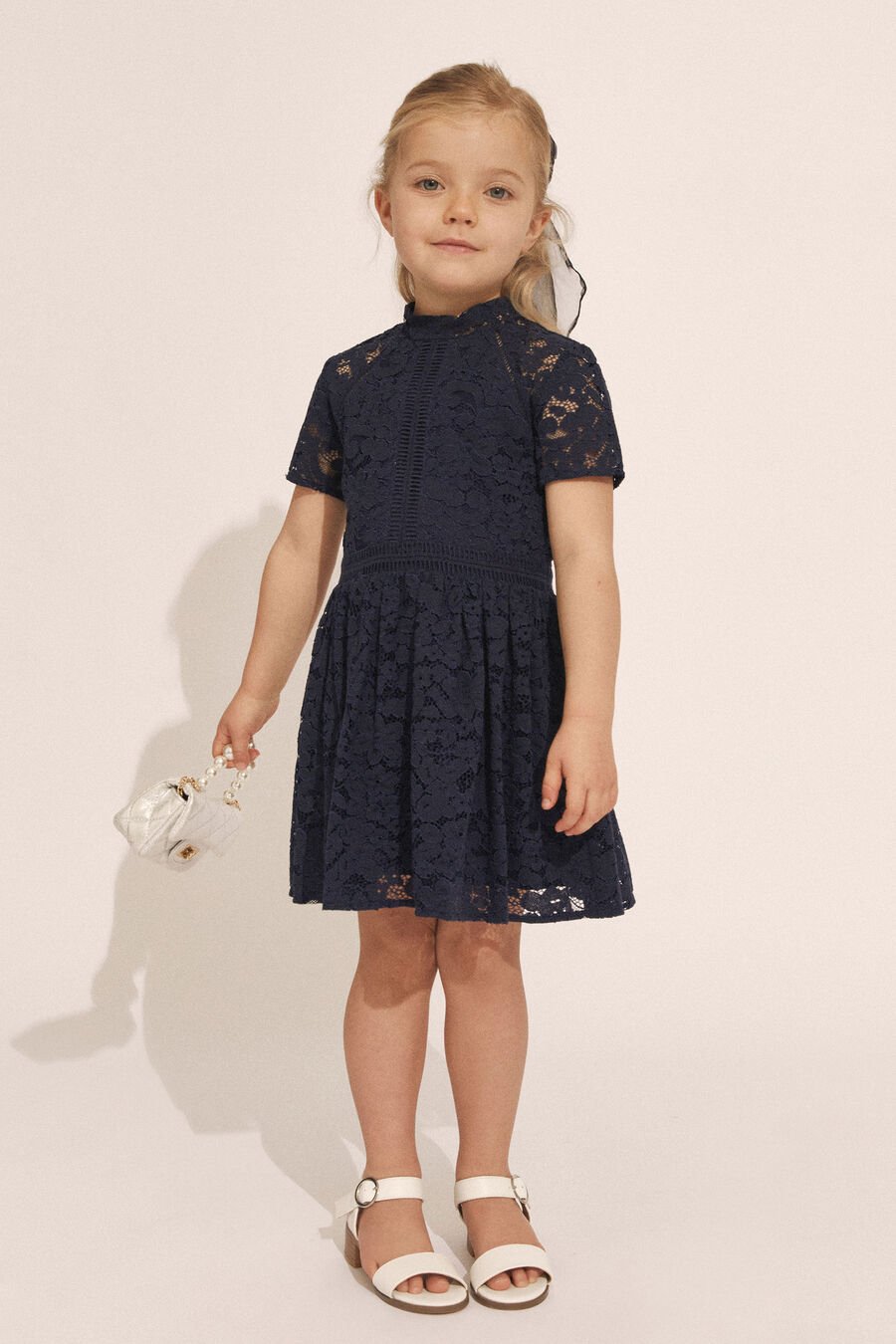 Girls Mila Mini Lace Dress
