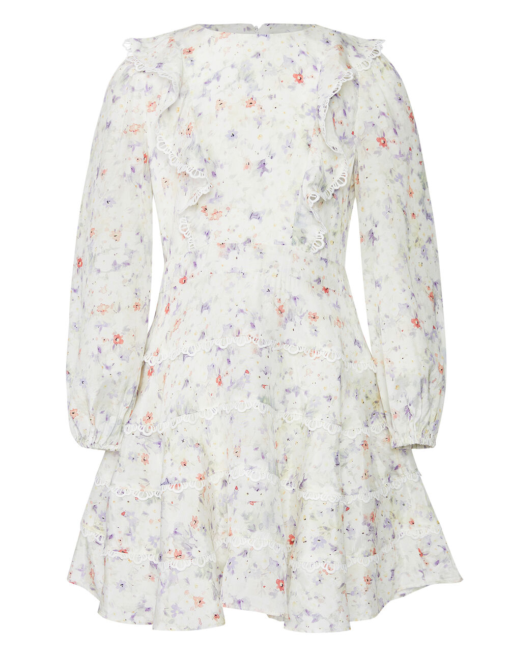 girls sadie summer floral dress in colour YELLOW IRIS