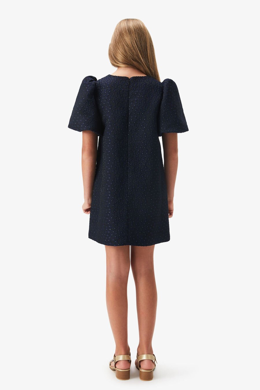 GISELLE MINI DRESS in colour NAVY