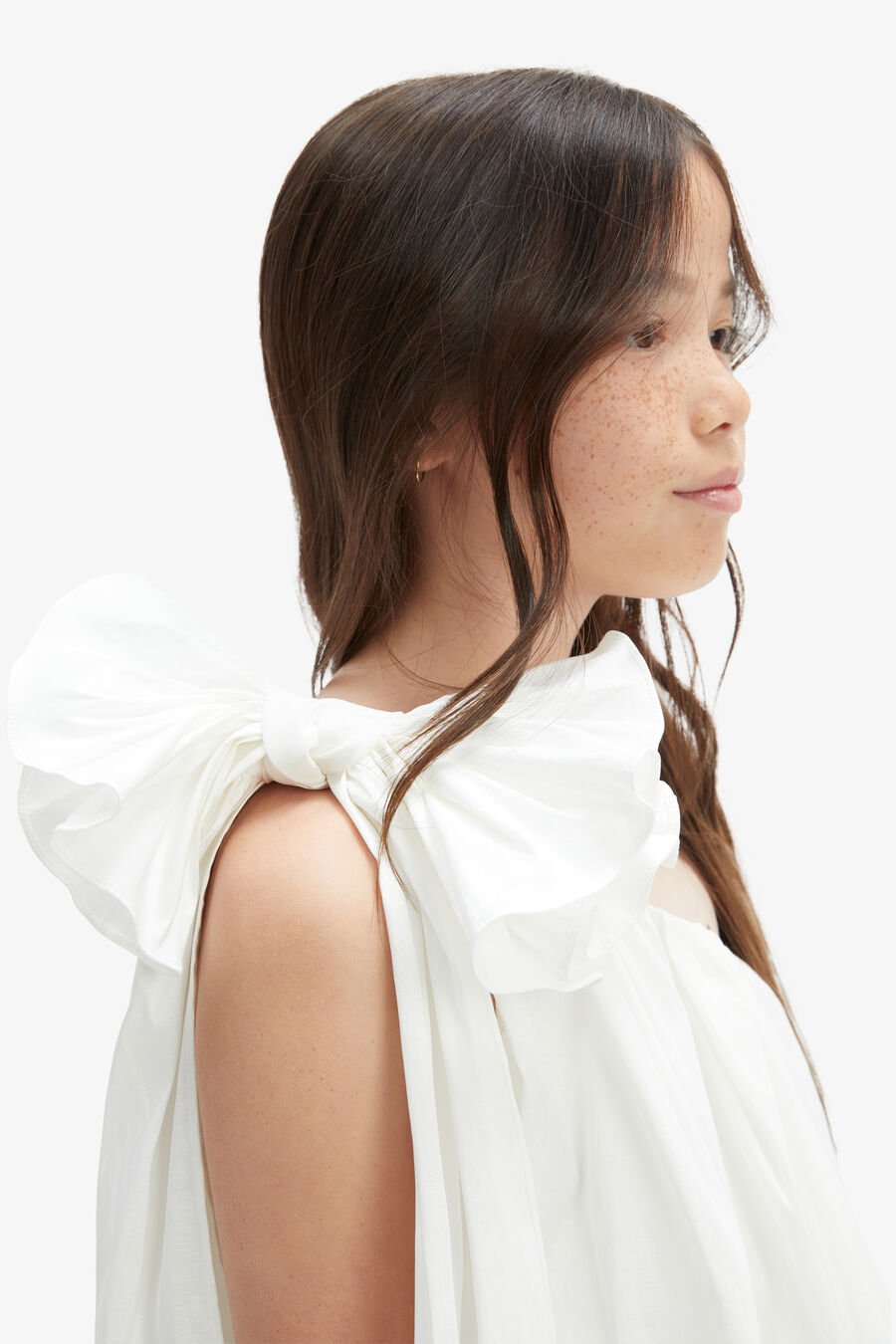 ALERY BUBBLE DRESS in colour WHITE