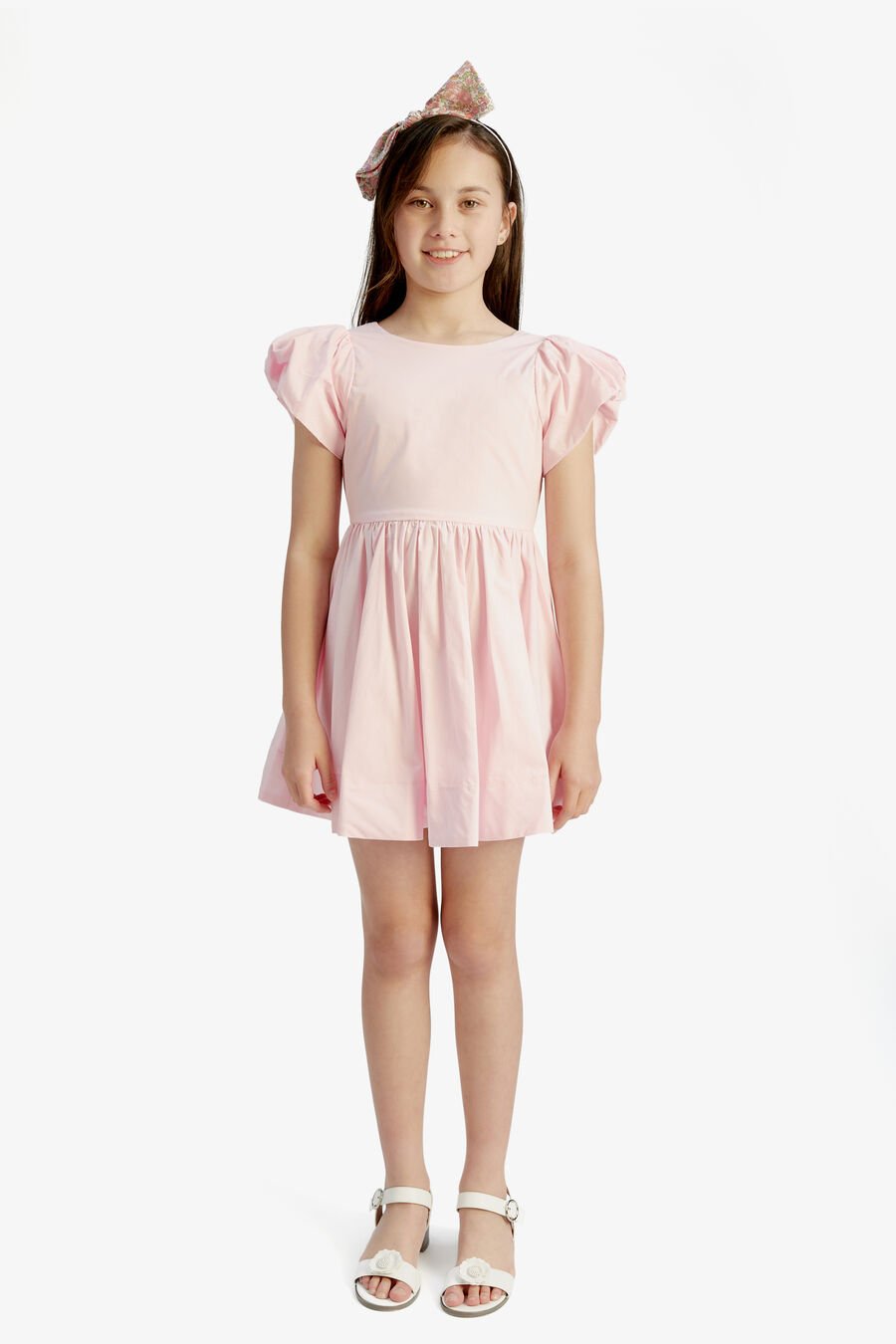 LANAI POPLIN DRESS in colour BLISS PINK