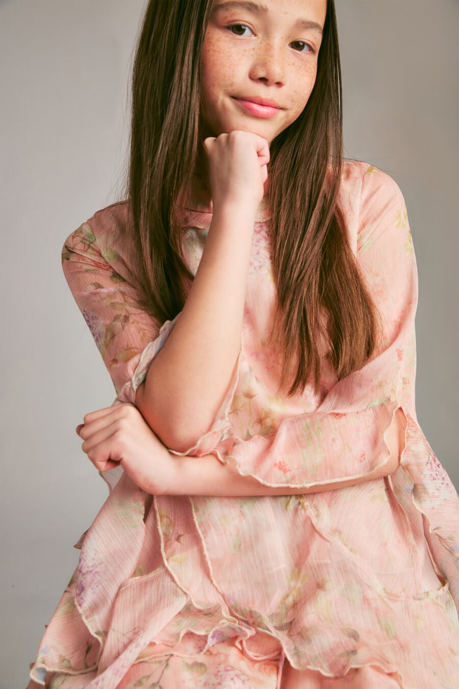 Girls Anyssa Floral Mini Dress