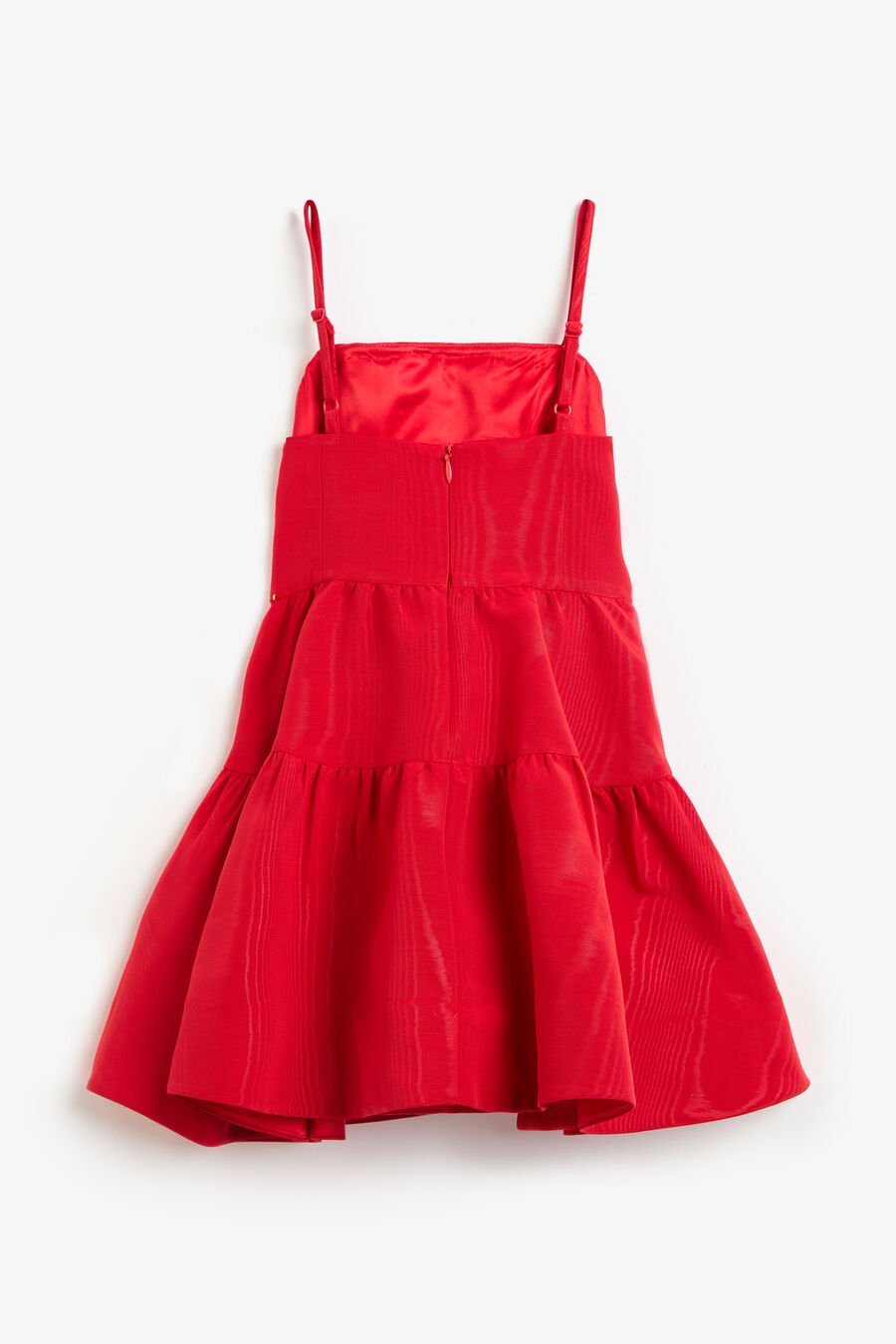 CHARLOTTE TRIM MINI DRESS in colour Red