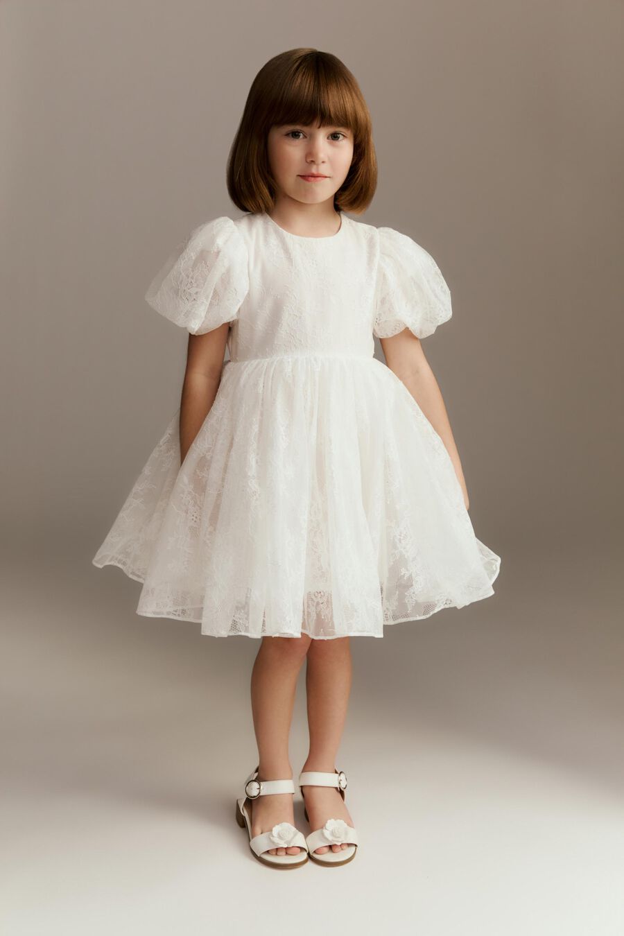 Girls Linda Lace Mini Dress