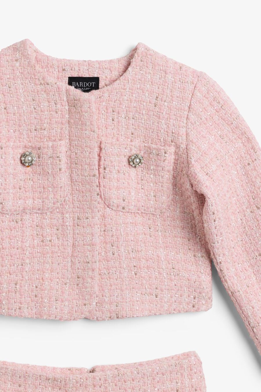 SHILOH BOUCLE SET in colour Bliss Pink