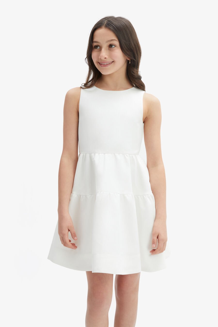 CHIARA MINI DRESS in colour ORCHIDWHT