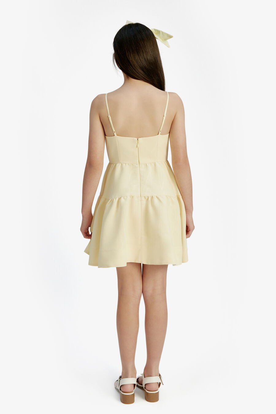 CHARLOTTE MINI DRESS in colour Canary Yellow