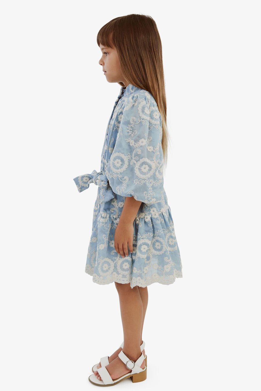 MILA MINI SHIRT DRESS in colour BABY BLUE