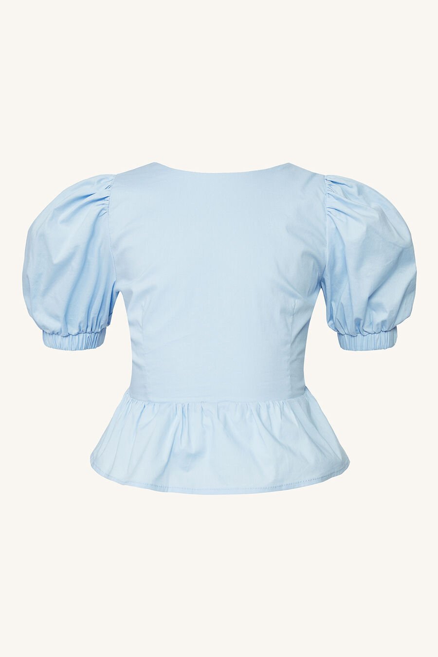 GIRLS ELSA PEPLUM POPLIN TOP