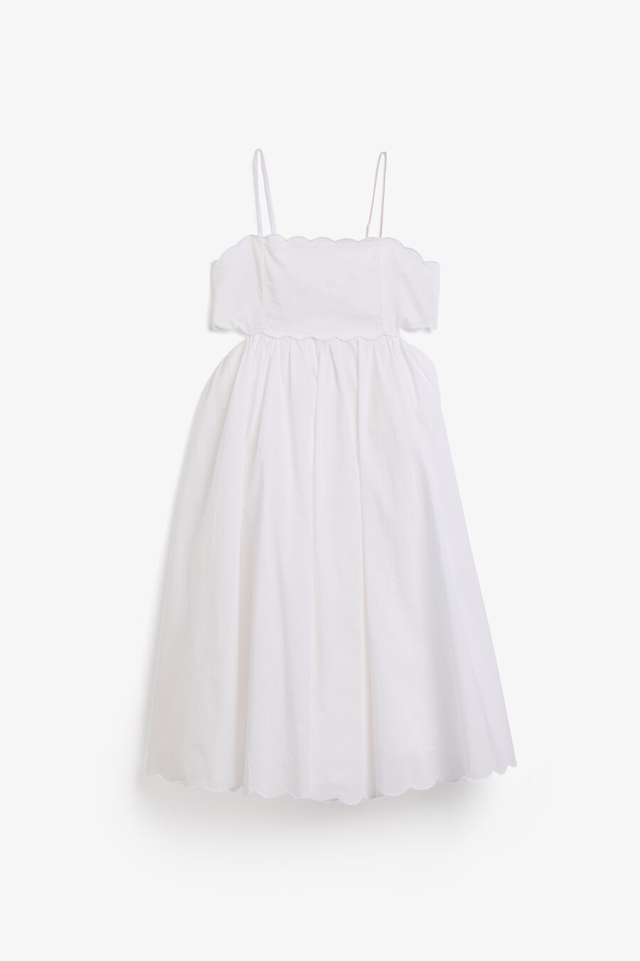 Girls Zaria Midi Poplin Dress