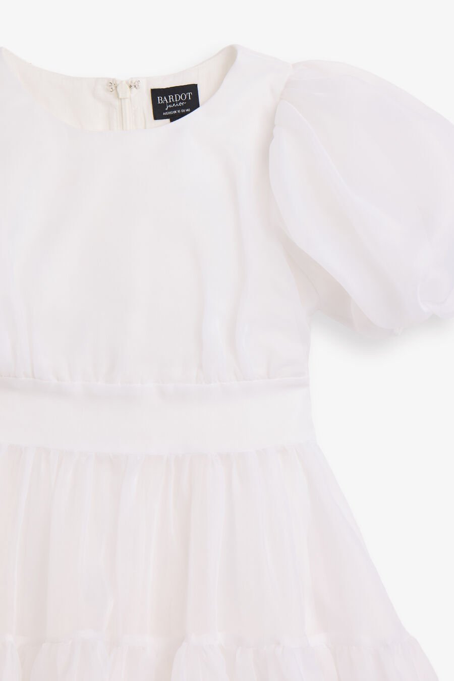 ZOE ORGANZA MIDI DRESS in colour ORCHID WHT