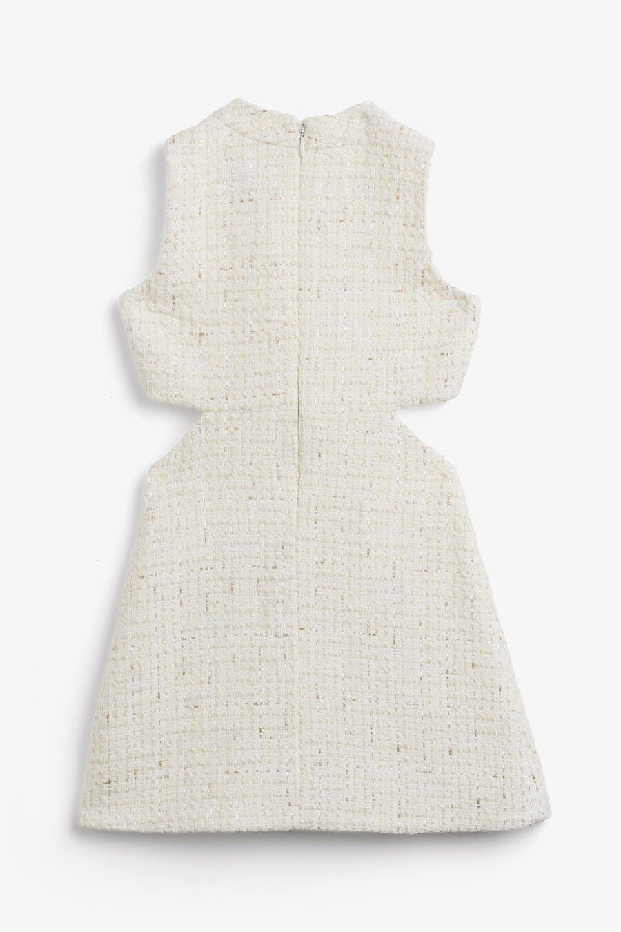 CHANTELLE BOUCLE MINI DRESS in colour Ivory