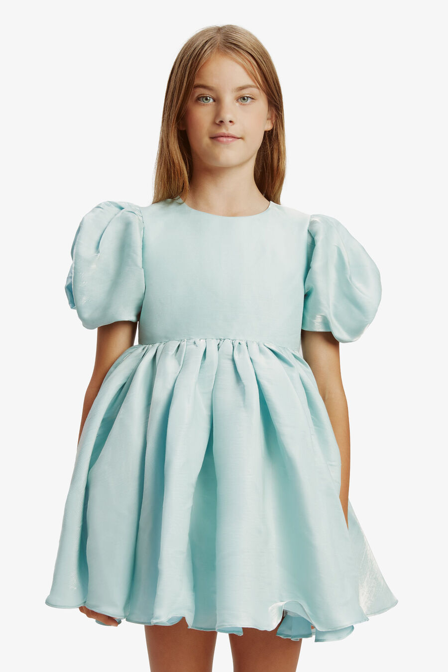 JULIET MINI DRESS in colour BIJOU BLUE