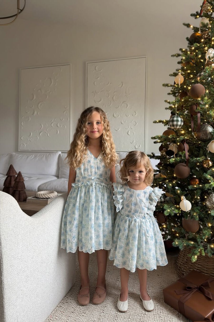 Girls Annie Floral Mini Dress