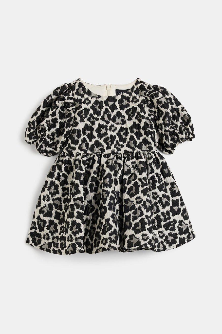 ZAYLA LEOPARD DRESS in colour Black