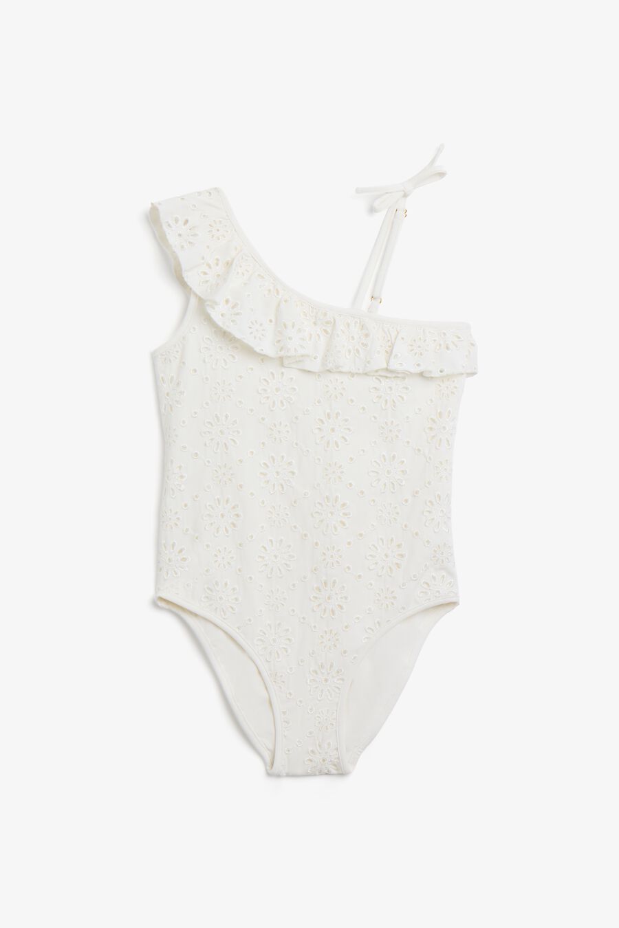 LUCILLE ONE PIECE SWIM in colour White