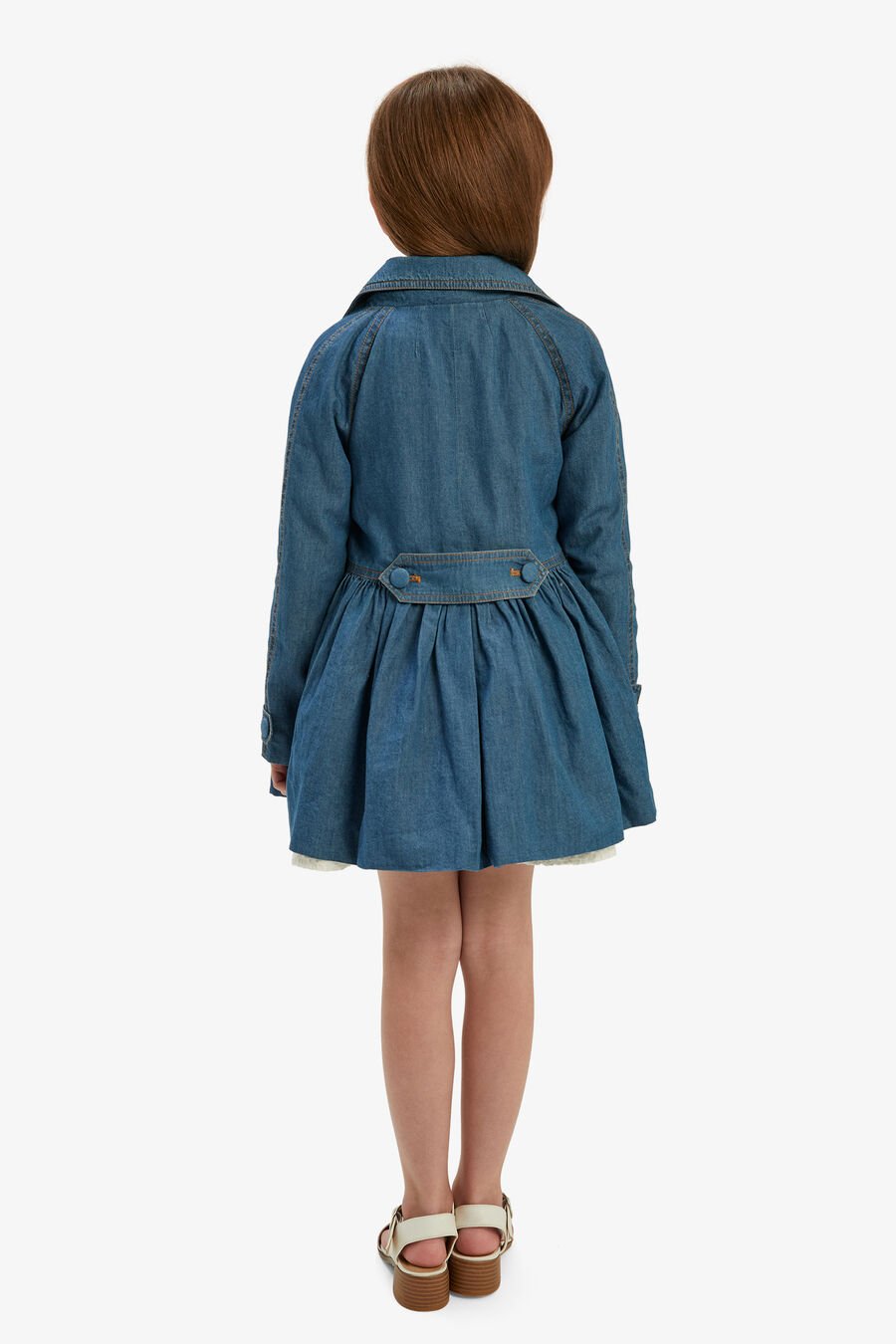 MIA CHAMBRAY TRENCH in colour CHAMBRAY