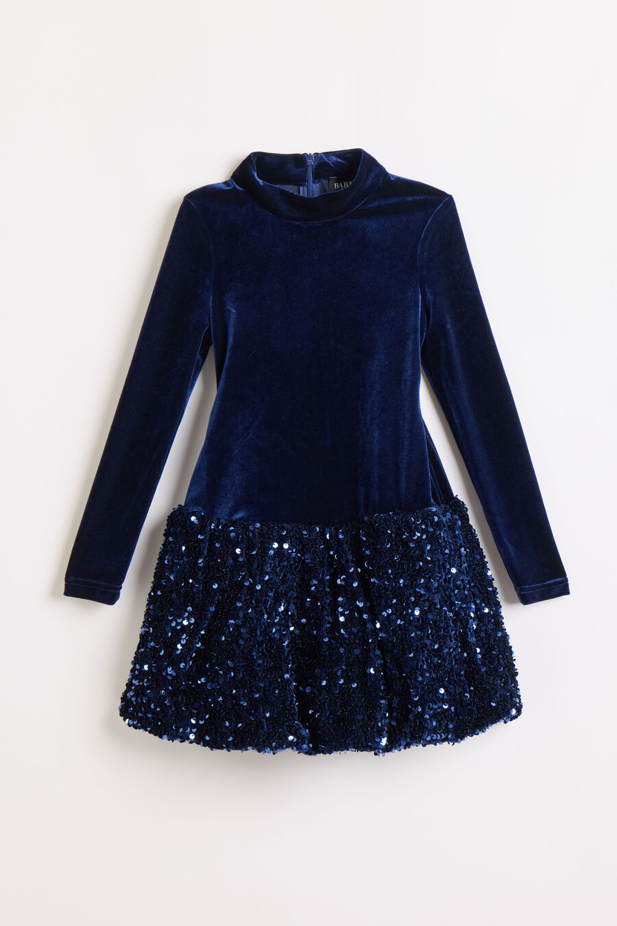 ANDI MINI BUBBLE DRESS in colour NAVY