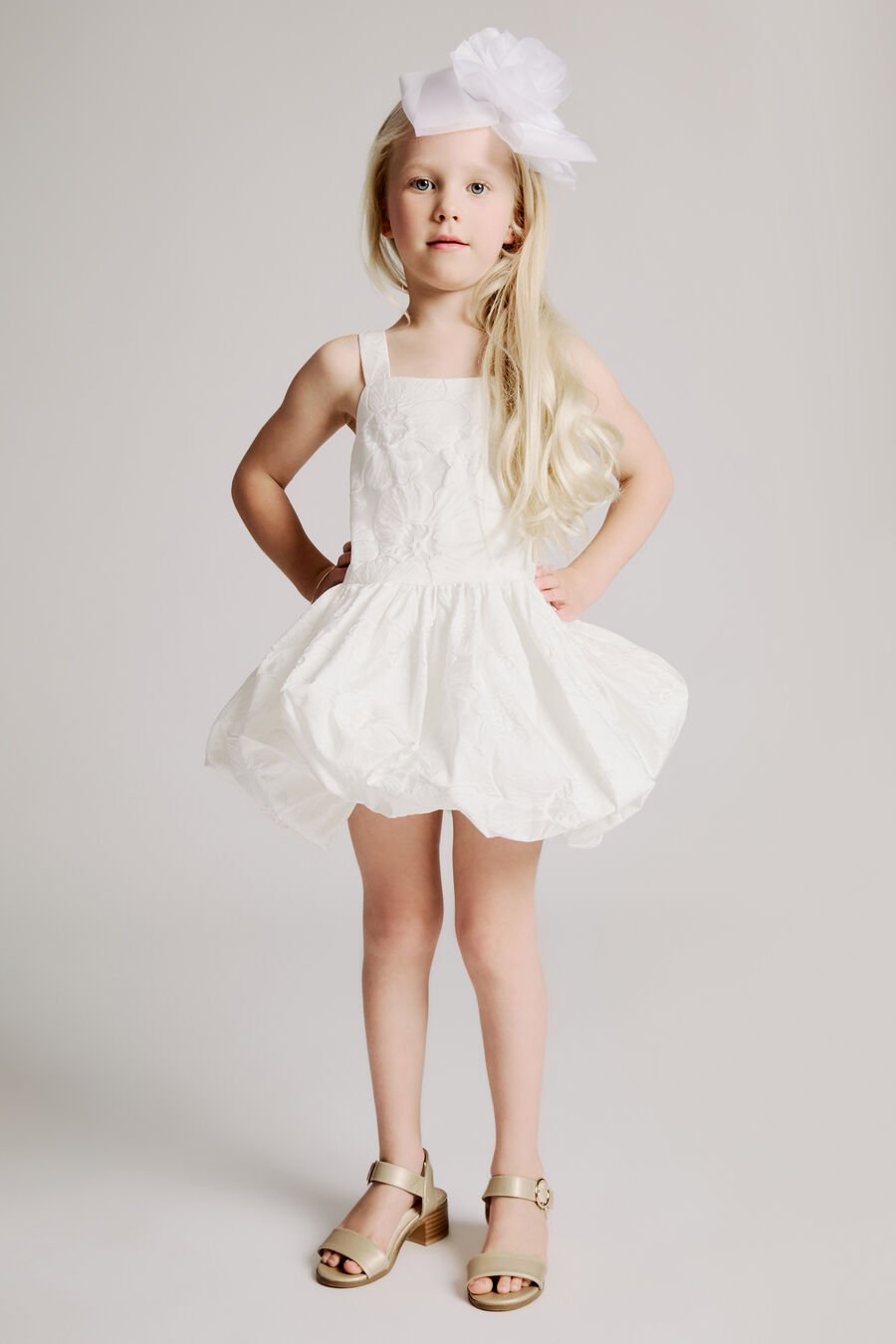 ELIANNA MINI DRESS in colour WHITE