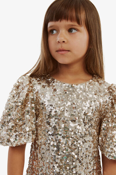 Giselle Sequin Dress | Ready To Ship | Rose Gold main image 1